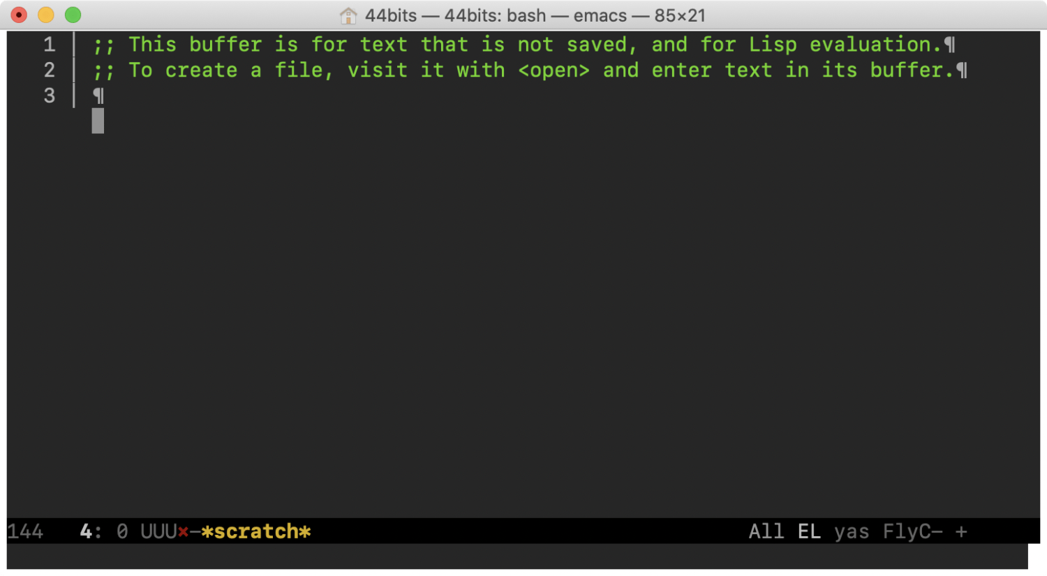 텍스트 에디터 Emacs