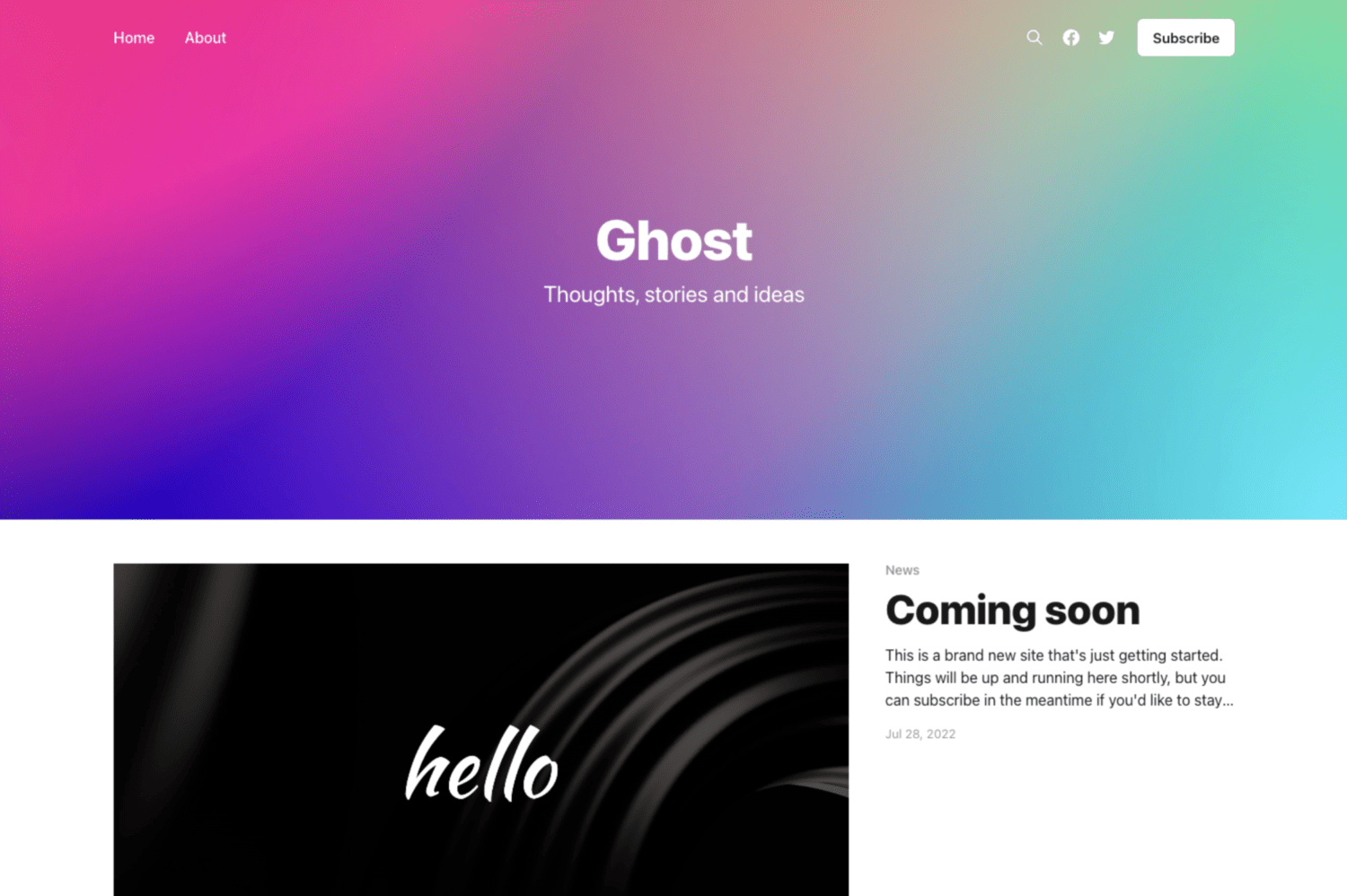 fly.io로 배포한 ghost 블로그