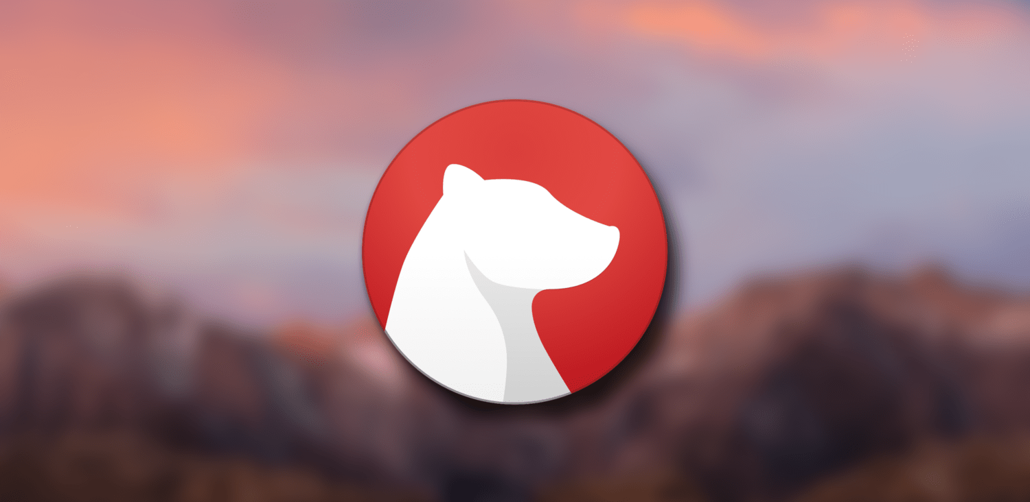 베어(Bear) 노트앱 로고
